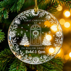 First Christmas at Our New Home Ornament,Housewarming Gift,Gifts for Couple