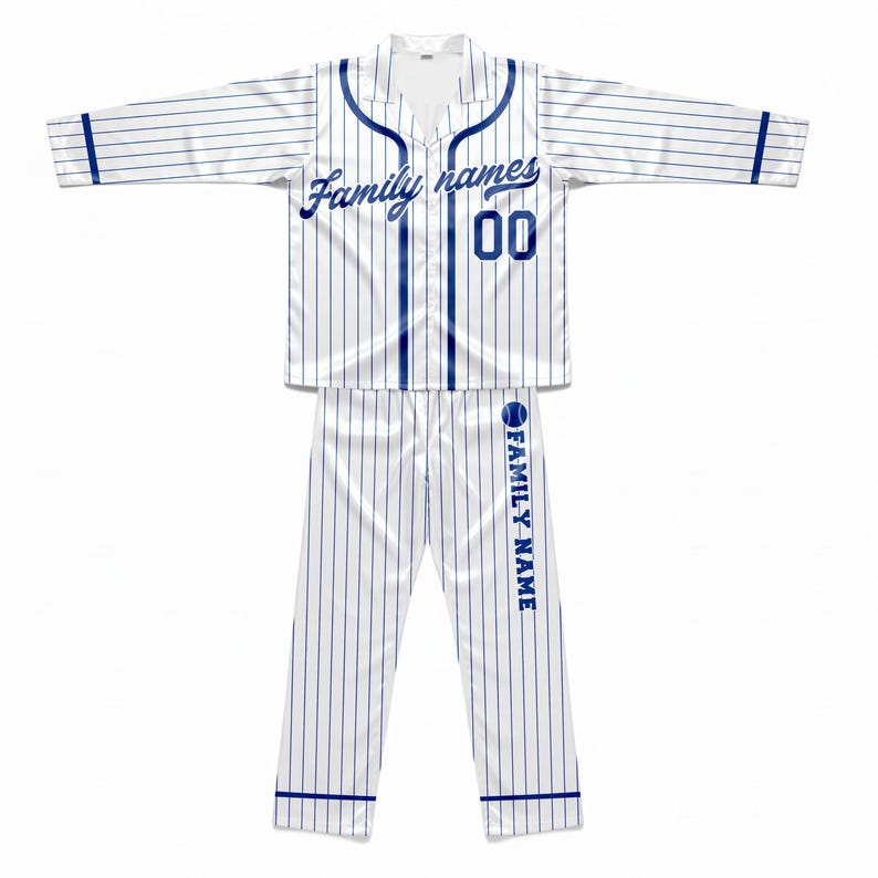 Custom name Christmas Family Pyjamas, Personalized Baseball Pajamas set, Baseball Sports Fans gifts, Baseball Player Gift,Sport Baseball
