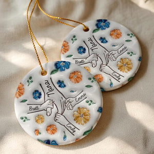 Personalized Grandma Christmas Ornament 2026, Holding Nana s Hand Christmas Ornament 2026, Hold My Hand, Hold My Heart, Gift For Nana