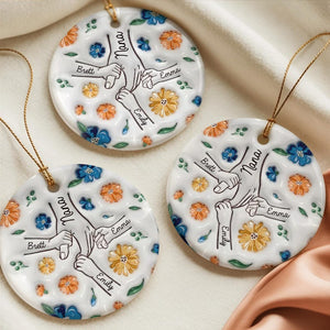 Personalized Grandma Christmas Ornament 2026, Holding Nana s Hand Christmas Ornament 2026, Hold My Hand, Hold My Heart, Gift For Nana