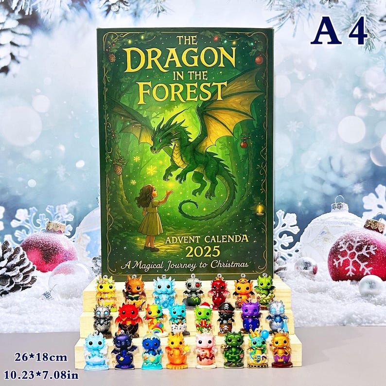 Emotional Support Advent Calendar,Capybara/National Parks Advent Calendar,Christmas Tree Ornaments;Acrylic Charm Countdown,Kids Surprise Box