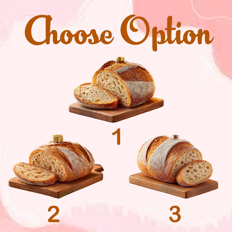 Bread Loaf Christmas Ornament, Artisan Sourdough on Wooden Board, Personalized Name Year, Baker Gift, Kitchen Style, Xmas Tree Decor 2025