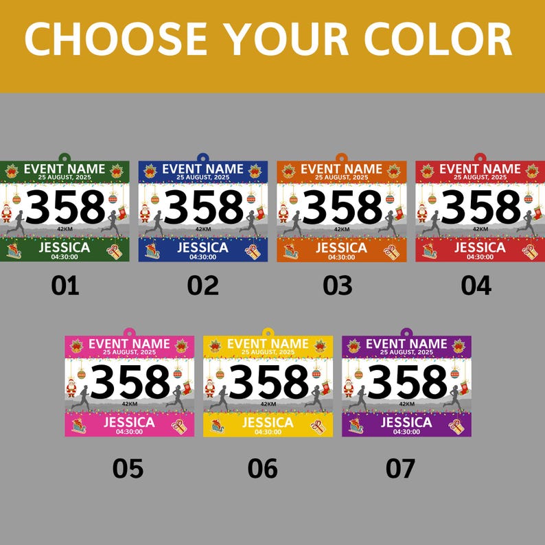 Personalized Race Bib Christmas Ornament 2025, Custom Acrylic Running Keepsake, Cross Country Marathon Runner Gifts, Marathon Lover Gift