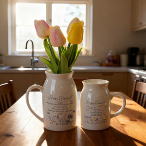 Personalized Retirement Gifts for Women, Retirement Ceramic Flower Vase, Teacher Retirement Ornament, Appreciation Gift, Coworker Gift