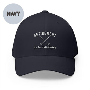 Retirement Gift For Men, Retirement Hat, Police Retirement, Golf Retirement Gift, Retired Coworker, Retirement Is In Full Swing Hat