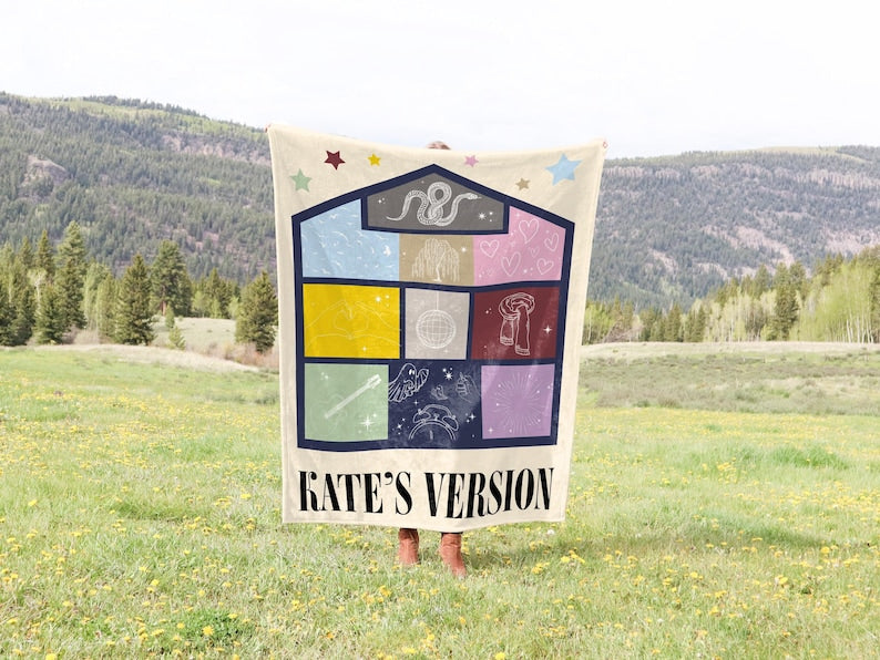 Custom Music Album Art Blanket, Song Lyrics, Personalized Gift