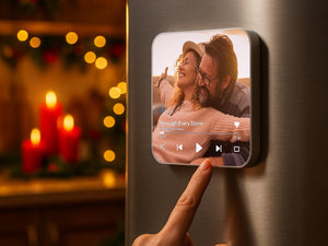 Custom Music Fridge Magnets Personalized Song Magnets That Can Plays Music Anniversary Gifts Valentine's Day Gifts For Her, Photo Magnets