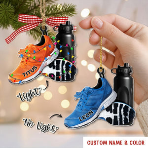 Custom Runner Shoes Ornament: Marathon Ornament, Running Christmas Gift