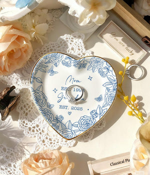 Personalized New Grandma Ring Dish, First Time Grandmother Gift, Pregnancy Announcement to Grandparents, Grandma-to-be Gifts, Gift for Mom