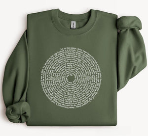 Lyrics or Quote Shirt Custom Text Sweatshirt T-shirt Personalized Music Tee Shirts T-shirts Tees Band Song Words Literary Book Passage Logo