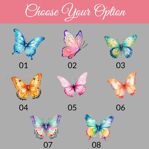 Personalized Sisters Like Butterflies Stained Glass Suncatcher,Floral Sister Window Hanging Decor,Sibling Christmas Keepsake,Sisterhood Gift