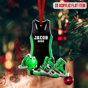 Wrestling Ornament,Wrestler Gift,Wrestling Shaped Ornament,Wrestling Lovers Gift,Sports Ornament,Singlet Ornament,Boys Wrestling,Gym Trainer