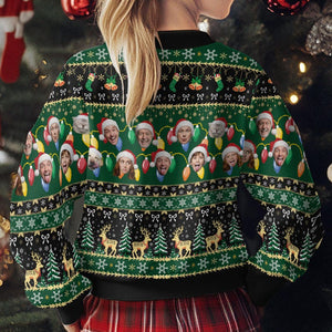 Personalized Face Christmas Sweater For Men Women, Custom Pet Ugly Sweatshirt, Funny Family Christmas Sweater, Funny Custom Face Sweatshirt