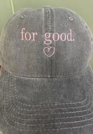 Embroidered For Good Baseball Cap, Good Witch Bad Witch Hat, Shiz University Musical Cap, Defy Gravity Aesthetic Cotton Hats, Christmas Gift