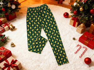 Family Christmas Pants women pajama pants Christmas Gift for her Woman Man Pants Family Matching Loungewear Gingerbread Man Pajamas Pants