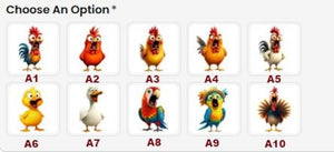 Funny Chicken F-Caw-F - Personalized Whiskey Glass, F-Caw-F Chicken Humor Glass, Funny Rooster Meme Coffee Whiskey Glass, Chicken Lover Gift