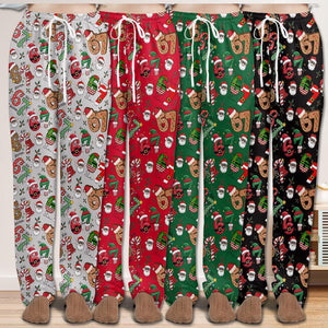 67 Meme Pajamas Pants, Six Seven Christmas Pajama Pants, Christmas Pants, Funny Holiday Loungewear Cozy Unisex Xmas Loungewear