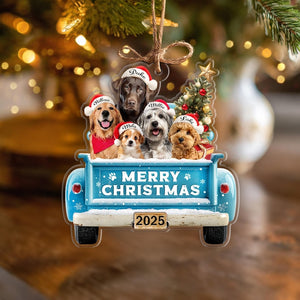 Custom Pet's First Christmas Ornament, Pet Photo Ornament, Dog's 1st Christmas Ornament, Puppy Ornament, Pet Lover Gift, Christmas Decor