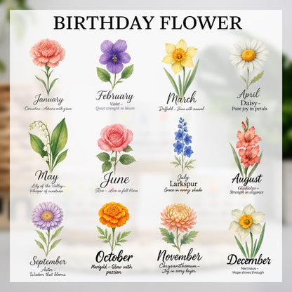 Personalized Grandma's Garden Pot, Christmas Gifts for Nana, Nanny, Garden Flower Pot, Custom Birth Flower Pot, Family Name Flower Plant Pot