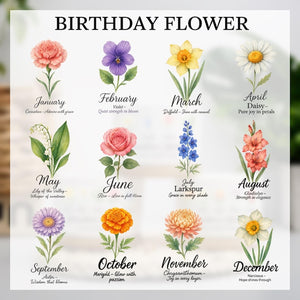 Personalized Grandma's Garden Pot, Christmas Gifts for Nana, Nanny, Garden Flower Pot, Custom Birth Flower Pot, Family Name Flower Plant Pot