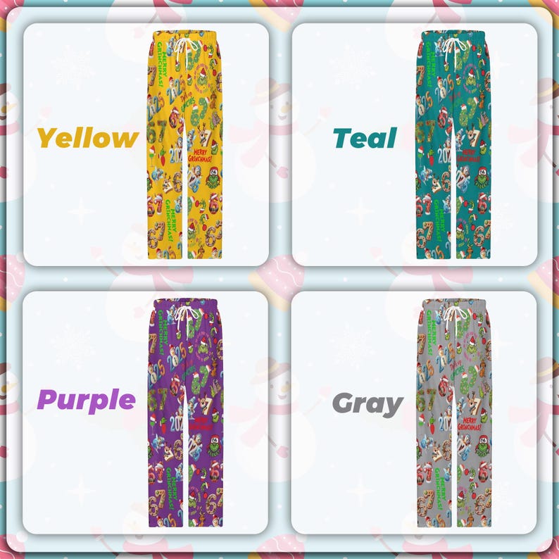 6 7 Christmas Pajamas, Six Seven 6 7 Meme Funny Christmas Pants, Funny Pajama Christmas Pants for Women Men, Home Wear Pants