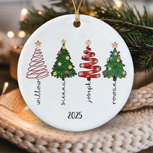 Personalized Friends Forever Ornament 2025, Custom Besties Christmas Ornaments