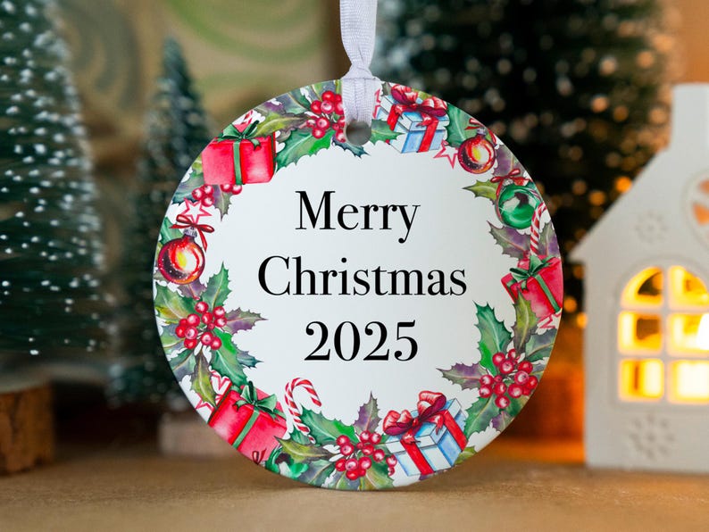 Christmas Photo Ornament, Personalized Family Photo Ornaments, Couple Ornament, Family Ornament with Picture, Married Couple Ornament