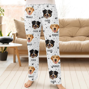 Custom Pet Face Sweatpants: Personalized Dog Pajama Joggers