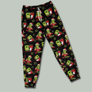 67 Meme Pajamas Pants, Six Seven Christmas Pajama Pants, Christmas Pants, Funny Holiday Loungewear Cozy Unisex Xmas Loungewear