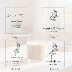 Personalised Engagement Gift, Pottery Printed Mugs, New Engaged Couple Gift, Engagement Gifts, Engagement Gift For Couple, Wedding Gift