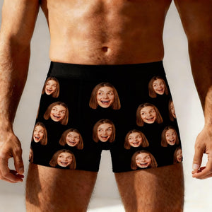 Custom Face Boxers: Personalized Photo Boxer Briefs, Fun Gift