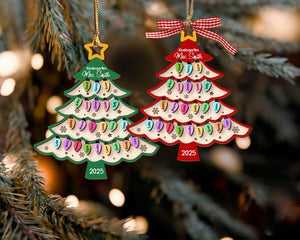 Custom Teacher Ornament With Students Name, Thank You Kindergarten Teacher Gift, Personalized Teacher Christmas Ornament, Classroom Decor