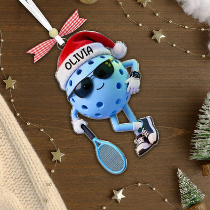 Custom Pickleball Christmas Ornament 2025, Personalized Christmas Gift for Pickleball Players, Lovers & Sports Fans, Unique X-Mas Gift
