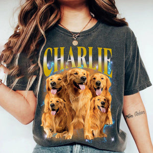 Custom Bootleg Shirt, Pet Photo And Name, 90s Shirt, Custom Pet Shirt, Bootleg Rap Tee, Custom Dog Shirt, Bootleg Dog Shirt