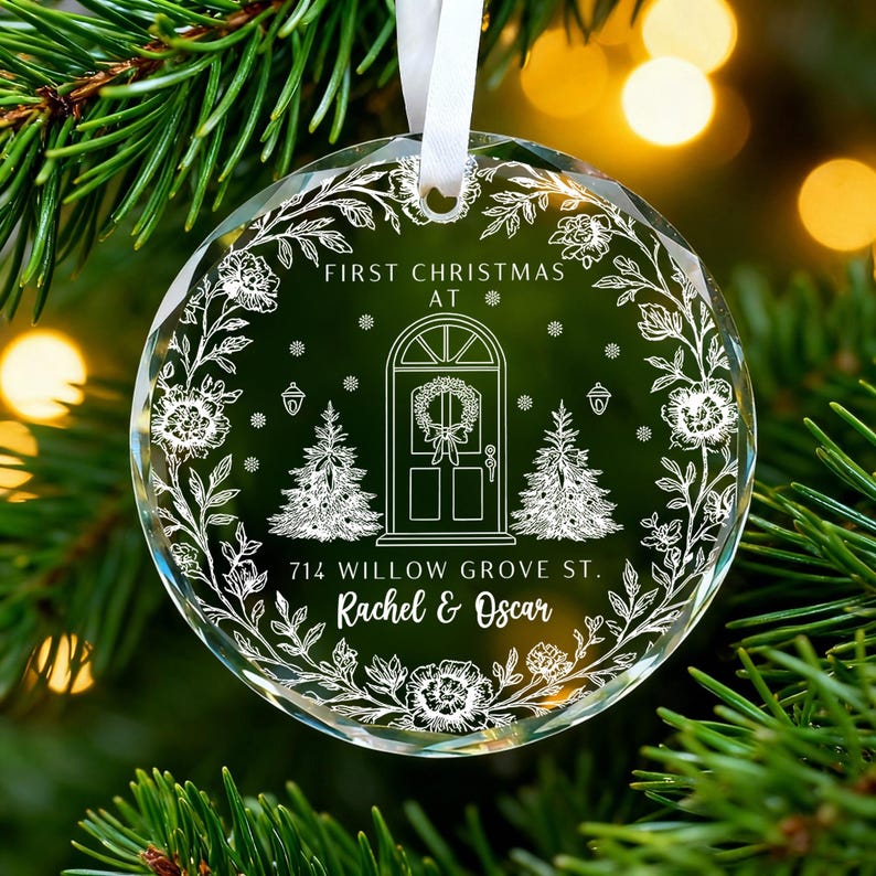 First Christmas at Our New Home Ornament,Housewarming Gift,Gifts for Couple