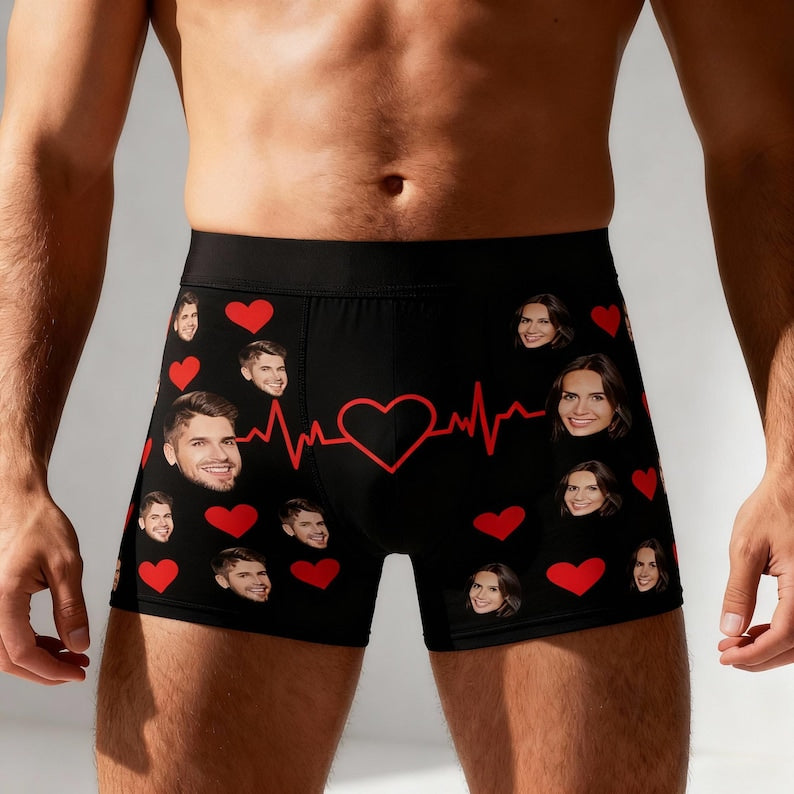 Custom Face Boxers: Personalized Photo Boxer Briefs, Fun Gift