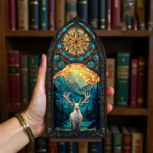 Cozy Glow Library Booknook, Wooden Book Nook With Candle, Fantasy Bookshelf Insert, Unique Wooden Decor, Gift For Book Lovers