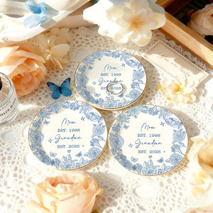 Personalized New Grandma Ring Dish, First Time Grandmother Gift, Pregnancy Announcement to Grandparents, Grandma-to-be Gifts, Gift for Mom