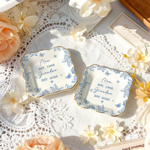 Personalized New Grandma Ring Dish, First Time Grandmother Gift, Pregnancy Announcement to Grandparents, Grandma-to-be Gifts, Gift for Mom