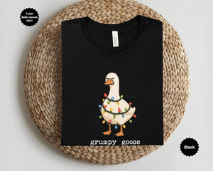 Funny Couple Sweatshirts for Christmas Funny Gift for Husband and Wife Girlfriend Boyfriend Mom Dad Funny Couple Gift, Goose Sweatshirt