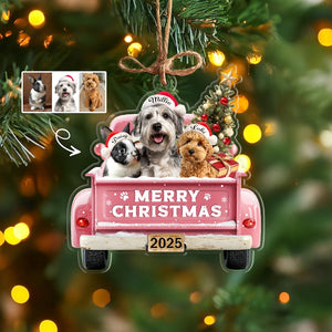 Custom Pet's First Christmas Ornament, Pet Photo Ornament, Dog's 1st Christmas Ornament, Puppy Ornament, Pet Lover Gift, Christmas Decor