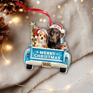 Custom Pet's First Christmas Ornament, Pet Photo Ornament, Dog's 1st Christmas Ornament, Puppy Ornament, Pet Lover Gift, Christmas Decor