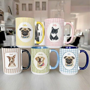 Custom Pet Mug, Personalized Dog or Cat Mug, Mug Gift for Pet Lovers, Custom Coffee Mug, Dog Mom Gifts, Cat Mom Gift