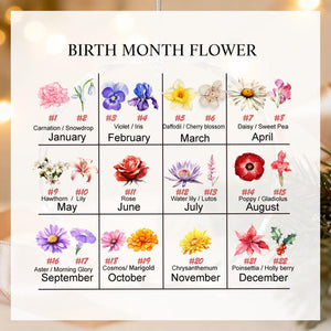 Custom Grandmas Garden Night Light: Unique Gifts for Grandma,Birth Flower Lamp,Moms Garden Night Lamp,Bedroom Night Lamp,Mothers Day Gifts