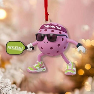 Custom Pickleball Christmas Ornament 2025, Personalized Xmas Gift for Pickleball Players, Lovers, Sports Fans, XMas Keepsake Gifts for coach