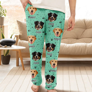 Custom Pet Face Sweatpants: Personalized Dog Pajama Joggers