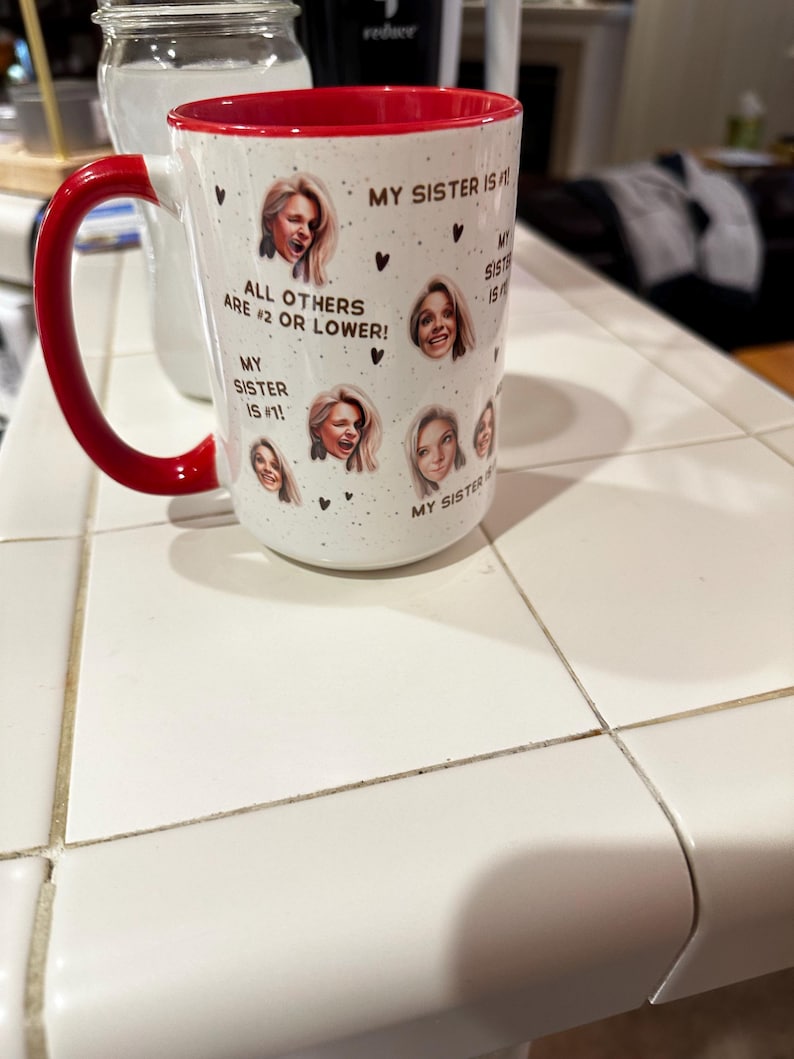 Custom Face Mug, Baby Face Mug, Custom Baby Photo Mug, Your Dog's Face Mug, Personalized Mug With Picture For Dad/Husband/Grandpa