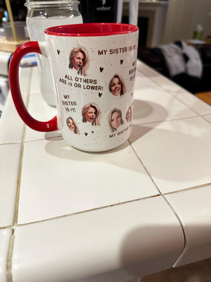 Custom Face Mug, Baby Face Mug, Custom Baby Photo Mug, Your Dog's Face Mug, Personalized Mug With Picture For Dad/Husband/Grandpa