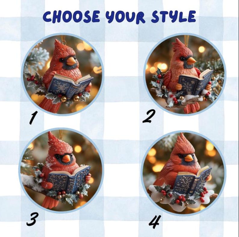 Custom Name Raccoon Christmas Ornament, Woodland Animal Reading Red Book, Personalized Name & Year, Kids Gift, Xmas Tree Decor, Holiday 2025