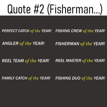Fisherman Of The Year!, Personalized Acrylic Photo Ornament, Fisherman Gift, Fish Lover Holiday Decor, Custom Photo Fishing Lover Ornament